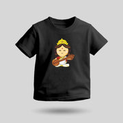 Saraswati Mata | Round Neck Kids’ Unisex T-Shirt | Pure Cotton Luv My India Fashion | Goddess Saraswati Spiritual T-Shirt