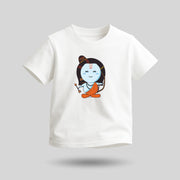 Lord Ram | Round Neck Kids’ Unisex T-Shirt | Pure Cotton Luv My India Fashion | Shri Ram Spiritual T-Shirt