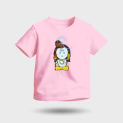 Lord Shiva | Round Neck Kids’ Unisex T-Shirt | Pure Cotton Luv My India Fashion | Mahadev Spiritual T-Shirt