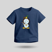 Lord Krishna | Round Neck Kids’ Unisex T-Shirt | Pure Cotton Luv My India Fashion | Shri Krishna Spiritual T-Shirt