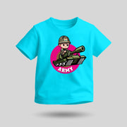 Indian Army | Round Neck Kids’ Unisex T-Shirt | Pure Cotton Luv My India Fashion | Patriotic T-Shirt