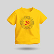 Om Design | Round Neck Kids’ Unisex T-Shirt | Pure Cotton Luv My India Fashion | Om Spiritual T-Shirt