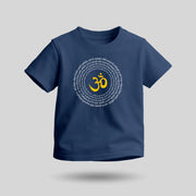 Om Design | Round Neck Kids’ Unisex T-Shirt | Pure Cotton Luv My India Fashion | Om Spiritual T-Shirt