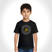 Om Design | Round Neck Kids’ Unisex T-Shirt | Pure Cotton Luv My India Fashion | Om Spiritual T-Shirt
