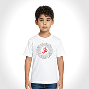 Om Design | Round Neck Kids’ Unisex T-Shirt | Pure Cotton Luv My India Fashion | Om Spiritual T-Shirt
