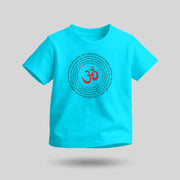 Om Design | Round Neck Kids’ Unisex T-Shirt | Pure Cotton Luv My India Fashion | Om Spiritual T-Shirt