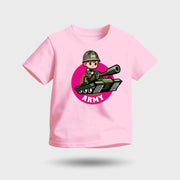 Indian Army | Round Neck Kids’ Unisex T-Shirt | Pure Cotton Luv My India Fashion | Patriotic T-Shirt