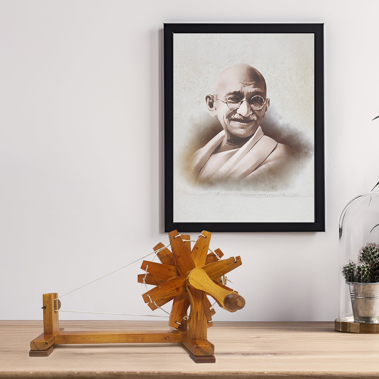 Wooden  Gandhi Charkha