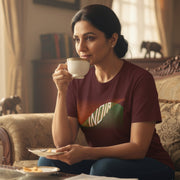 India Tricolour | Round Neck Unisex T-Shirt | Pure Cotton Luv My India Fashion | Patriotic T-Shirt