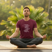 Vakratunda Mahakaya Ganpati Mantra | Round Neck Unisex T-Shirt | Pure Cotton Luv My India Fashion | Ganesh Chaturthi Spiritual T-Shirt