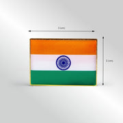 Tiranga Lapel Pin Badge | Luv My India Patriotic Lapel Pin Badge | 3x2 CM Badge For Men And Women | Pack of 5