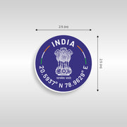 Patriotic Fridge Magnet Set | Luv My India Fridge Magnets | Bharat Fridge Magnet | India With Ashok Stambh Fridge Magnet | I Am A Nationalist Fridge Magnet | Curated Pack of 3