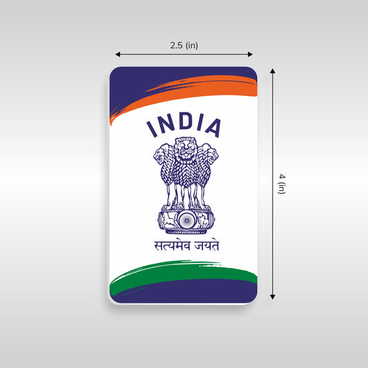Patriotic Fridge Magnet Set | Luv My India Fridge Magnets | India With Satyameva Jayate Fridge Magnet | India Bharat Fridge Magnet | Hindustan Meri Jaan Fridge Magnet | Curated Pack of 3