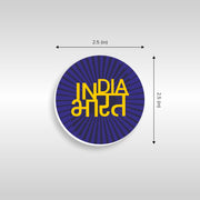 Patriotic Fridge Magnet Set | Luv My India Fridge Magnets | India With Satyameva Jayate Fridge Magnet | India Bharat Fridge Magnet | Hindustan Meri Jaan Fridge Magnet | Curated Pack of 3