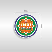 Patriotic Fridge Magnet Set | Luv My India Fridge Magnets | India Pride Fridge Magnet | Indi Swag Fridge Magnet | I Am A Nationalist Fridge Magnet | Curated Pack of 3