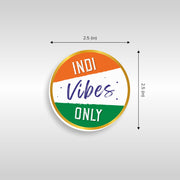 Patriotic Fridge Magnet Set | Luv My India Fridge Magnets | Majestic Bharat Fridge Magnet | Indi Vibes Only Fridge Magnet | Jai Hind Fridge Magnet | Curated Pack of 3