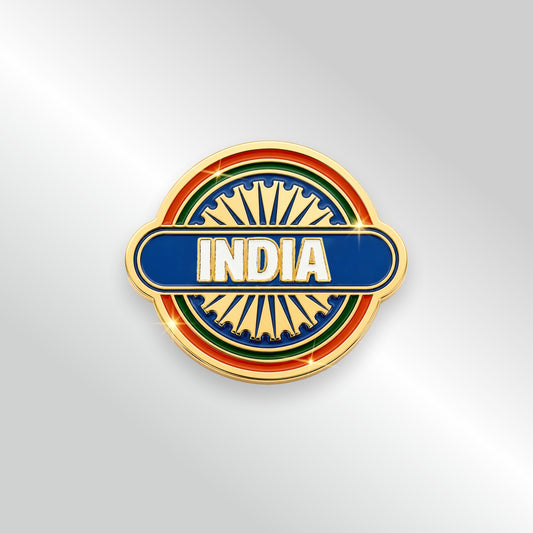 India Pride Enamelled Badge | Pin-free Magnetic Fastener