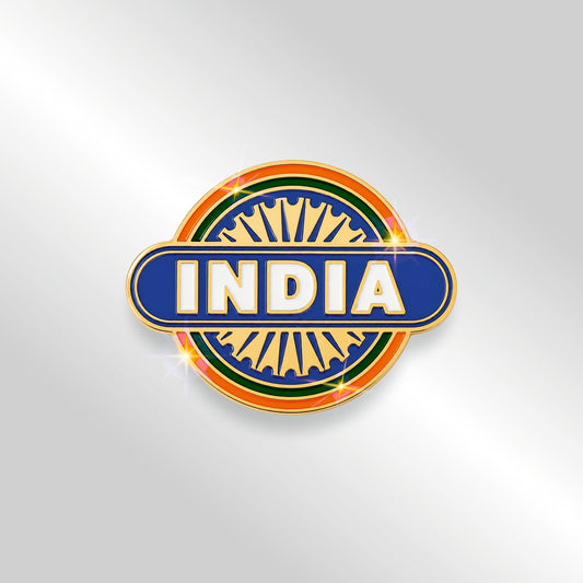 India Pride Enamelled Badge | Pin-free Magnetic Fastener