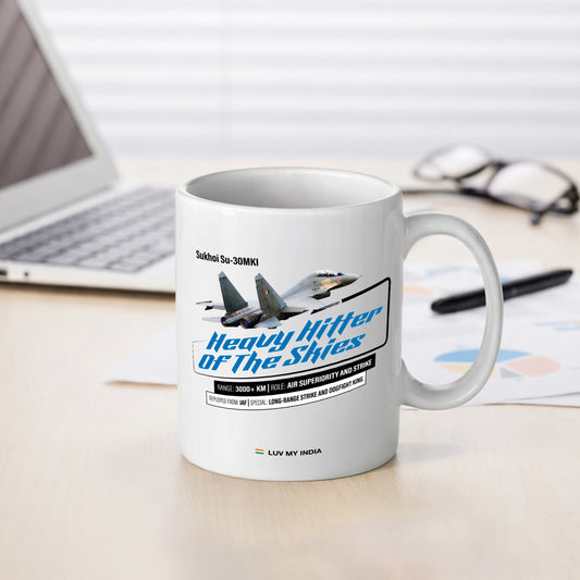 Sukhoi Su-30MKI | Patriotic Ceramic Cup | Luv My India Defence Collection