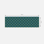 Peacock Feathers Scarf | Luv My India Bemberg Silk Scarf | Digital Print 150x45 CM Patriotic Scarf