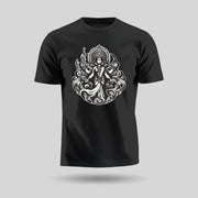 Shakti Roop Of Maa Durga | Round Neck Unisex T-Shirt | Pure Cotton Luv My India Fashion | Navratri Spiritual T-Shirt