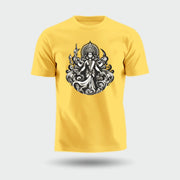 Shakti Roop Of Maa Durga | Round Neck Unisex T-Shirt | Pure Cotton Luv My India Fashion | Navratri Spiritual T-Shirt