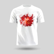 Divine Gaze Of Maa Durga | Round Neck Unisex T-Shirt | Pure Cotton Luv My India Fashion | Navratri Spiritual T-Shirt