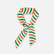 Tricolour Twilly Scarf | Luv My India Patriotic Twilly Scarf | 100x5 CM Modal Satin Scarf