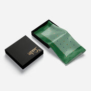 Green Tricolour Dots | Luv My India Patriotic Premium Bemberg Silk Pocket Square | Tiranga Inspired Digital Print 33x33 CM Pocket Square