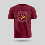 Om Design | Round Neck Unisex T-Shirt | Pure Cotton Luv My India Fashion | Om Spiritual T-Shirt