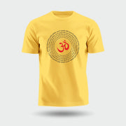 Om Design | Round Neck Unisex T-Shirt | Pure Cotton Luv My India Fashion | Om Spiritual T-Shirt