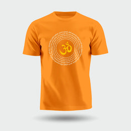 Om Design | Round Neck Unisex T-Shirt | Pure Cotton Luv My India Fashion | Om Spiritual T-Shirt