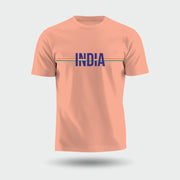 India | Round Neck Unisex T-Shirt | Pure Cotton Luv My India Fashion | Tiranga / Tricolour Patriotic T-Shirt