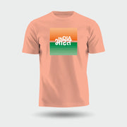 India Bharat Tiranga | Round Neck Unisex T-Shirt | Pure Cotton Luv My India Fashion | Patriotic T-Shirt