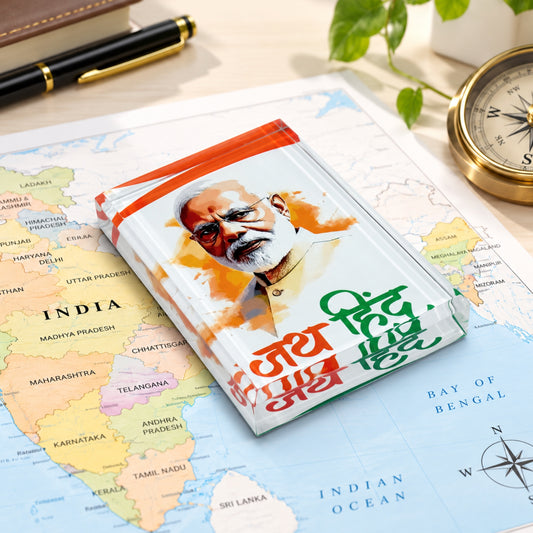 Narendra Modi Tribute Paperweight