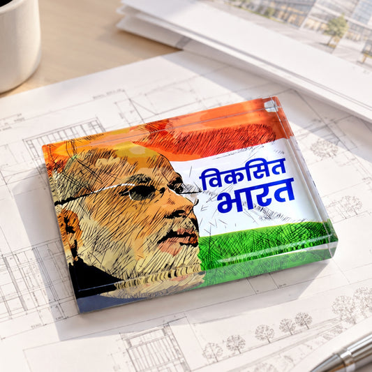 Viksit Bharat Paperweight