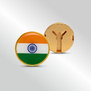 Curated Patriotic 5-Badge Set | Luv My India Badges | Tiranga Themed Badges | Pack of 5