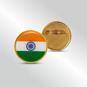 Curated Patriotic 5-Badge Set | Luv My India Badges | Tiranga Themed Badges | Pack of 5