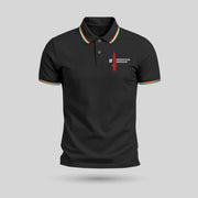 Operation Sindoor Theme | Tricolour PCPQ Polo Neck Unisex T-Shirt | Pure Cotton Luv My India Fashion | Tricolour Stripe Patriotic T-Shirt