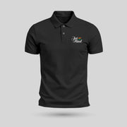 Jai Hind Tiranga Flag | PCPQ Polo Neck Unisex T-Shirt | Pure Cotton Luv My India Fashion | Patriotic T-Shirt