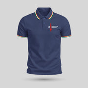 Operation Sindoor Theme | Tricolour PCPQ Polo Neck Unisex T-Shirt | Pure Cotton Luv My India Fashion | Tricolour Stripe Patriotic T-Shirt