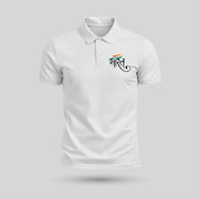 Bharat | PCPQ Polo Neck Unisex T-Shirt | Pure Cotton Luv My India Fashion | Patriotic T-Shirt