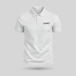 India Bharat | PCPQ Polo Neck Unisex T-Shirt | Pure Cotton Luv My India Fashion | Patriotic T-Shirt