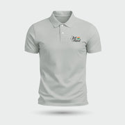 Jai Hind Tiranga Flag | PCPQ Polo Neck Unisex T-Shirt | Pure Cotton Luv My India Fashion | Patriotic T-Shirt