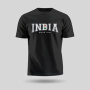 India 1947 | Round Neck Unisex T-Shirt | Pure Cotton Luv My India Fashion | Patriotic T-Shirt