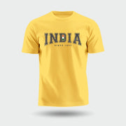 India 1947 | Round Neck Unisex T-Shirt | Pure Cotton Luv My India Fashion | Patriotic T-Shirt