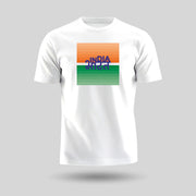 India Bharat Tiranga | Round Neck Unisex T-Shirt | Pure Cotton Luv My India Fashion | Patriotic T-Shirt