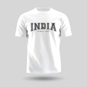 India 1947 | Round Neck Unisex T-Shirt | Pure Cotton Luv My India Fashion | Patriotic T-Shirt