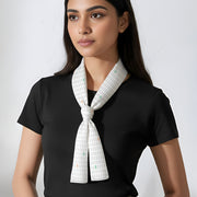 Luv My India Patriotic Scarf Combo | National Symbols Design | Ashok Chakra Design | Lotus Motifs Design | Bharat Tiranga Design | Curated Modal Satin Scarves | 100x25 CM Scarves