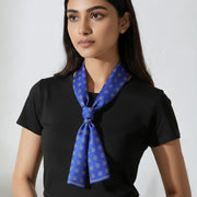 Luv My India Patriotic Scarf Combo | National Symbols Design | Ashok Chakra Design | Lotus Motifs Design | Bharat Tiranga Design | Curated Modal Satin Scarves | 100x25 CM Scarves